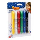 Obličejové barvy Twist - 6 ks
