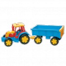 Gigant traktor s vlekem