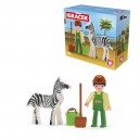 Igr&aacute;ček - O&scaron;etřovatel a zebra - velk&aacute; sada