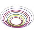 Gymnastick&eacute; obruče 50cm, s&iacute;la materi&aacute;lu 14 mm