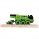Elektrick&aacute; lokomotiva zelen&aacute; Flying Scotsman