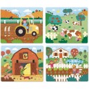 Vilac Dřevěn&eacute; puzzle Farma 4v1
