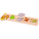 Dřevěn&eacute; vkl&aacute;dac&iacute; puzzle safari