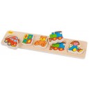 Dřevěn&eacute; vkl&aacute;dac&iacute; puzzle hračky