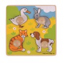 Vkl&aacute;dac&iacute; puzzle dom&aacute;c&iacute; zv&iacute;ř&aacute;tka