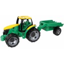 Traktor bez lž&iacute;ce a bagru s př&iacute;věsem