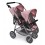 Tandem Buggy - šedorůžový