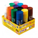 Pevn&aacute; tempera BASIC - 12 barev po 40g