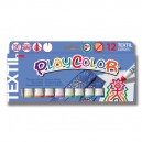 Pevn&aacute; tempera TEXTILN&Iacute; - 12 barev po 10g