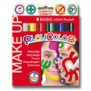 Pevn&aacute; tempera MAKE UP - Basic 6 barev po 5g