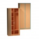 &Scaron;atn&iacute; skř&iacute;ň uzavřen&aacute; kombinovan&aacute; se z&aacute;mkem - 80x185x45 cm (02FB982)