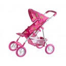 Koč&aacute;rek pro panenky sportovn&iacute; se stř&iacute;&scaron;kou kov/plast 58x36x62,5cm v krabici