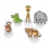 MILLAMINIS/FOAMINIS Set Zvířátka Afrika 10 