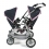 Kočárek Tandem Buggy Vario - modro šedorůžový