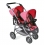 Kočárek Tandem Buggy Vario - Korálovošedý