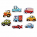 Dopravn&iacute; prostředky - puzzle 8 dopravn&iacute;ch prostředků - 16 d&iacute;lků