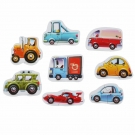 Dopravní prostředky - puzzle 8 dopravních prostředků - 16 dílků