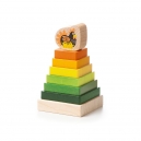 Barevn&aacute; pyramida se slepičkou