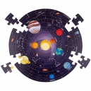 Kulat&eacute; podlahov&eacute; puzzle Slunečn&iacute; soustava