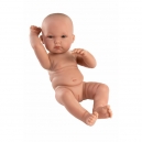 NEW BORN HOLČIČKA - realistick&aacute; panenka miminko s celovinylov&yacute;m tělem - 35 cm