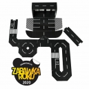 SADA MĚSTO - flexibiln&iacute; silnice - 14 silikonov&yacute;ch puzzle d&iacute;lů