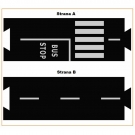 AUTOBUSOV&Eacute; ZAST&Aacute;VKY - flexibiln&iacute; silnice - 2 silikonov&eacute; puzzle d&iacute;ly