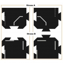 KŘIŽOVATKY - flexibiln&iacute; silnice - 2 silikonov&eacute; puzzle d&iacute;ly