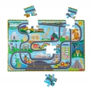 PUZZLE S NATAHOVAC&Iacute;MI VOZIDLY KOLEM SVĚTA