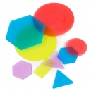 PRŮSVITN&Eacute; BAREVN&Eacute; GEOMETRICK&Eacute; TVARY