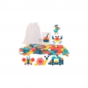 DIDAKTICK&Eacute; DŘEVĚN&Eacute; PUZZLE Tvary 180 ks