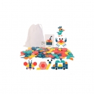 DIDAKTICKÉ DŘEVĚNÉ PUZZLE Tvary 180 ks