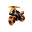 Odrážedlo oranžovo černá motorka