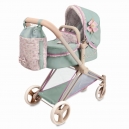 DeCuevas 81745 Skl&aacute;dac&iacute; koč&aacute;rek pro panenky 3 v 1 s ta&scaron;kou PROVENZA 2023 - 73 cm