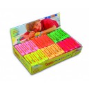 Plastel&iacute;na 30 x 50 g - 6 ne&oacute;nov&yacute;ch barev