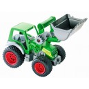 Traktor Farm&aacute;ř s lopatou, gumov&aacute; kolečka